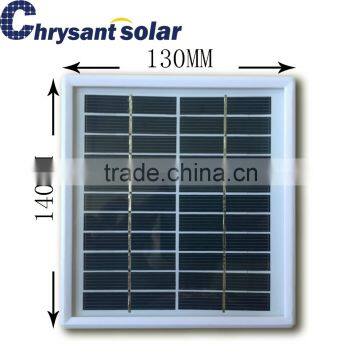 2W 11V Polycrystalline Solar Panel With Plastic Frame