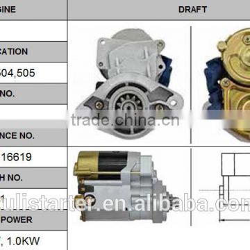 best performance peugeot auto starter D9E54 for70-79,504,505 starter 16619