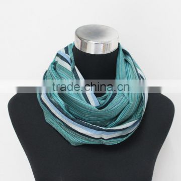 China comfortable soft super soft cotton scarf green color scarf