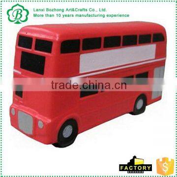 2016 Best quality hot sales stress toy pu london bus