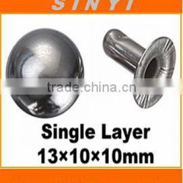 Collision Nail rivet with Single Layer Size 13x10x10