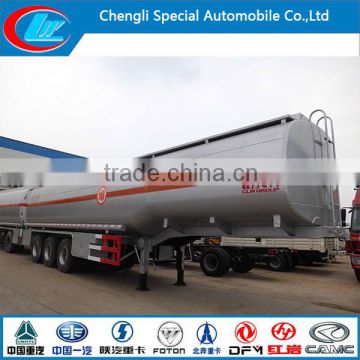 Sino hot sale semi-trailer 3 Axle Chemical Storage tank trailer 35-60cbm fuel tank trailer for sale