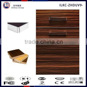 wooden grain acrylic kitchen cabinet door for home furniture