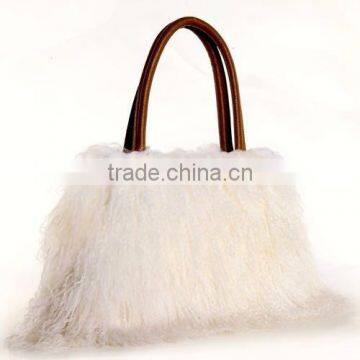 2016/2017 New Collection Mongolian Lamb Fur Bag for Fashionable Ladies with Competitve Price Fur Bag