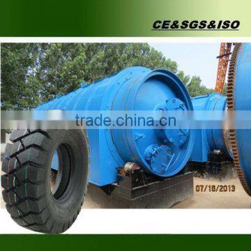 Engineers oversea 5 tons waste tire oil pyrolysis plant with no pollution