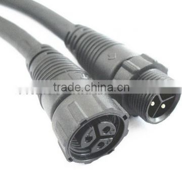 3 pin waterproof male and female circular connector