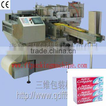 FFT pillow type cellophane toothpaste packaging machine