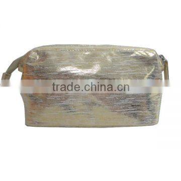 Gold PU Cosmetic Bag/trending Brand Cosmetic Bag Wholesale photo-4