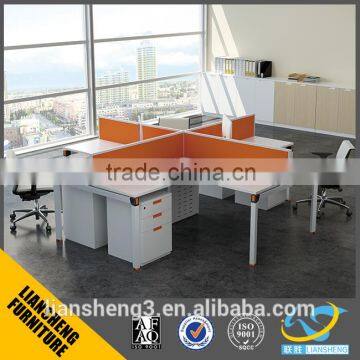 China manufacturer space saving design 120 degree office executive workstation