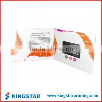 lcd screen video greeting card