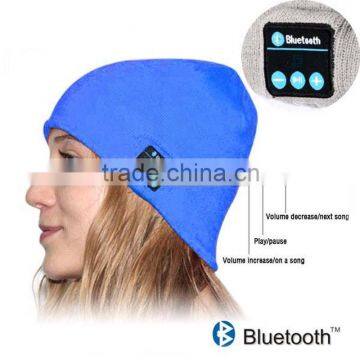 Smart Wearable Devices Stereo Magic Music Hat Sport Bluetooth Wireless Headset With Answer Call for SmartPhone