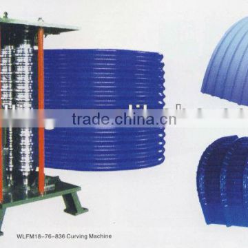 metal roof curving machine