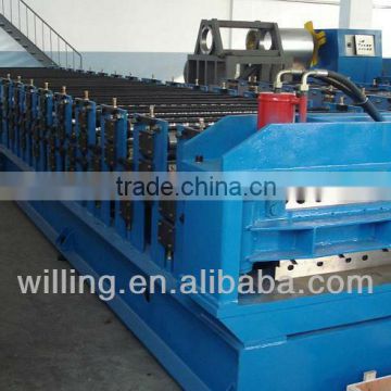 Trapezoidal sheet Metal Roofing tile forming Machine Trapezoidal Roof&Wall Sheet Steel Cold Roll Forming Machine Roll Former