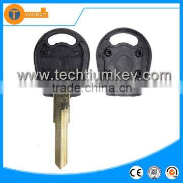 Car Transponder Key Cover Shell Case Fob With Uncut Blade Replacement Key for vw Jetta photo-2