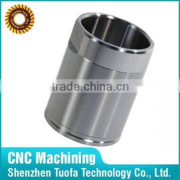 Custom made various size metal shaft sleeve by cnc lathe turning