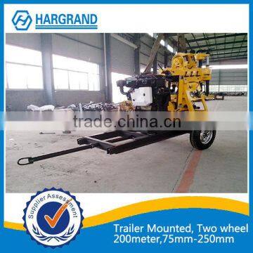 Hot Sale Trailer Mounted Water Well Drilling Rig photo-5