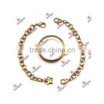 Wholesale Alloy Magnets Open Clear Dog Bone Lockets Charms Pendants (MBN51114) photo-5