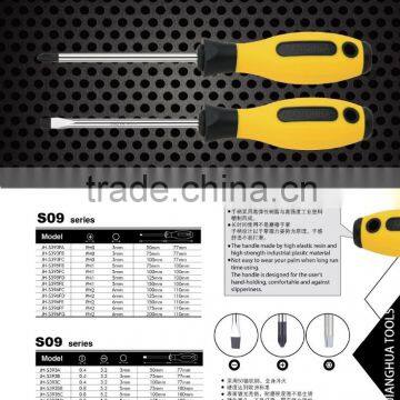 Free sample hand tools manufacturer cordless PH0/Ph1/PH2 screwdriver/Double end screwdriver with magnetic flatted/crossed head