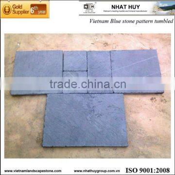 Vietnam Blue stone Opus pattern tumbled