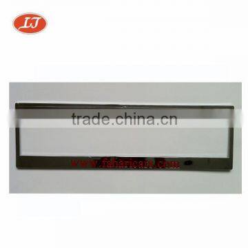 top marketing plastic with logo auto number license plate frame car number plate