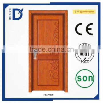2016 Latest Design Wooden Door Swing Opening Flush Door for Toilet Melamine Wooden Door photo-3
