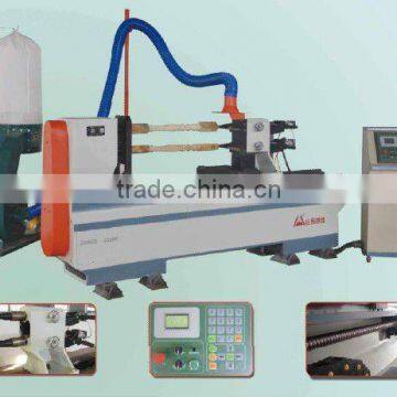 two spindles CNC stairs handrail chair legs processing machine