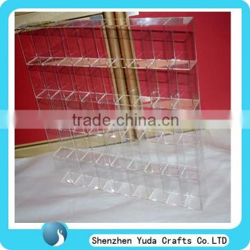 acrylic display shelf for souvenir storage use,best selling crystal acrylic box shelf slatwall shelf