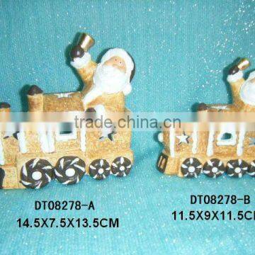 Ceramic Christmas Train for Decoration