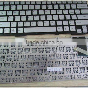 US laptop keyboard for Sony SVS13 White keyboard