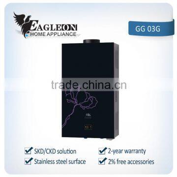 Egypt Flur Type Gas Water Heater With Brand