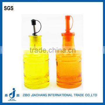 round color cooking oil container with color lid