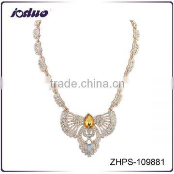 2016 hot sale luxury temperament rhinestone necklace