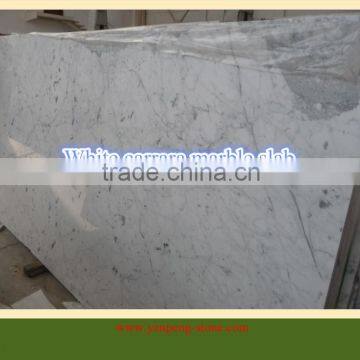 White carrara marble slab