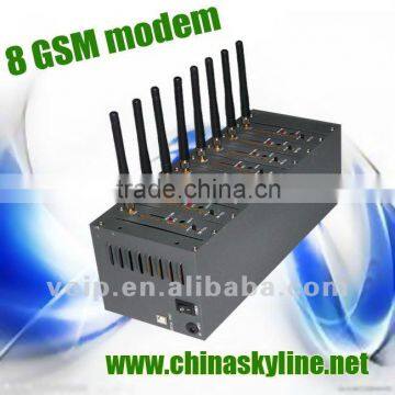 Hot sales / GSM modem pool /8 pots usb GSM SIM Modem for sending bulk SMS MMS / quad band