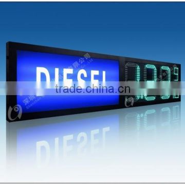 led fuel price sign diesel,regular,8.889/10,hight brightness!!!