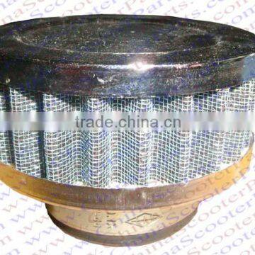 44MM Air filter Blue Grid Silver Cap Mini Moto Dirt Pit Bike ATV Quad Scooter Buggy Pocket Parts