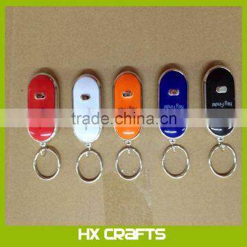 LED Key Finder Locator Find Lost Keys Chain Keychain Whistle Sound Control