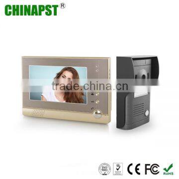 Hot Wholesale waterproof 7 inch LCD monitor Handsfree Color apartment color video door phone PST-VD975CN