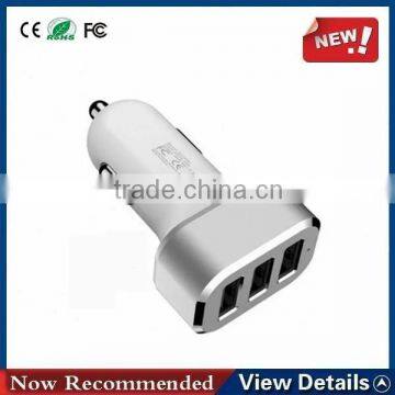 Portable Space Aluminum Alloy Dual Usb Car Charger For Promotion