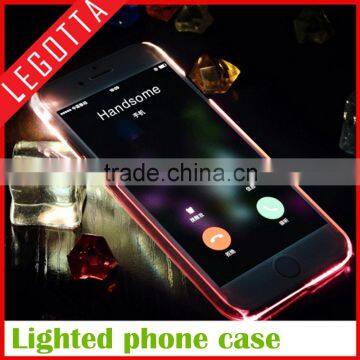 Innovative Design TPU Silicone Fashionable Colorful Led Phone Cover for IPhone photo-3