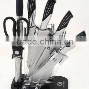 CK-6005 Damascus 6 PCS ceramic kitchen knife with stainless steel handle for chef knife set