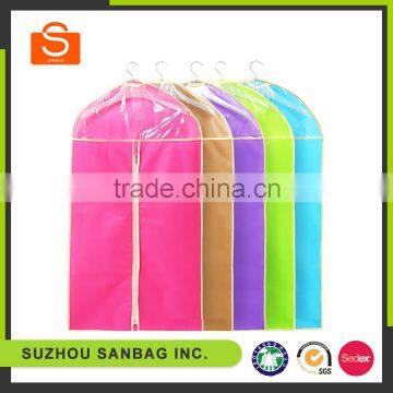 fancy & costume pink foldable Garment Bag,non-woven bag