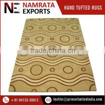 Designer Wave Design Beautiful Tufted 100% Wool Rugs And Carpets