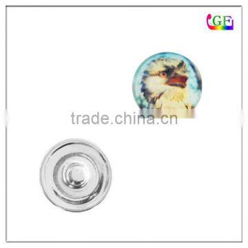 Animal style alloy button for leather bracelets jewelry