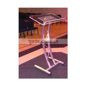 Truss curved lectern