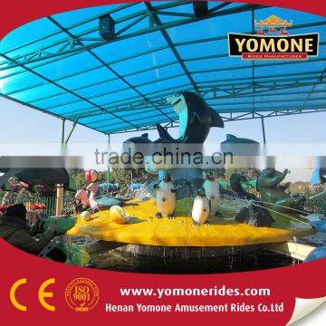 China style rotary machine water park rides Fighting Shark Island for sale