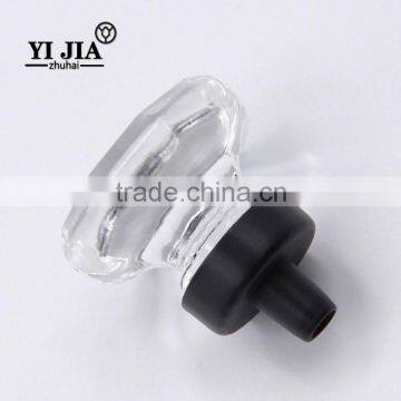 Clear Zinc Alloy Furniture Cabinet Wardrobe Octagonal Crystal Knob photo-4