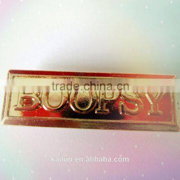 metal plate for lady jeans