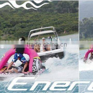 4 Riders PVC ENERGY Favorites Inflatable Flying Towable Water Ski Tube photo-4