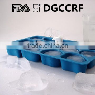 silicone polar bear ice cube tray